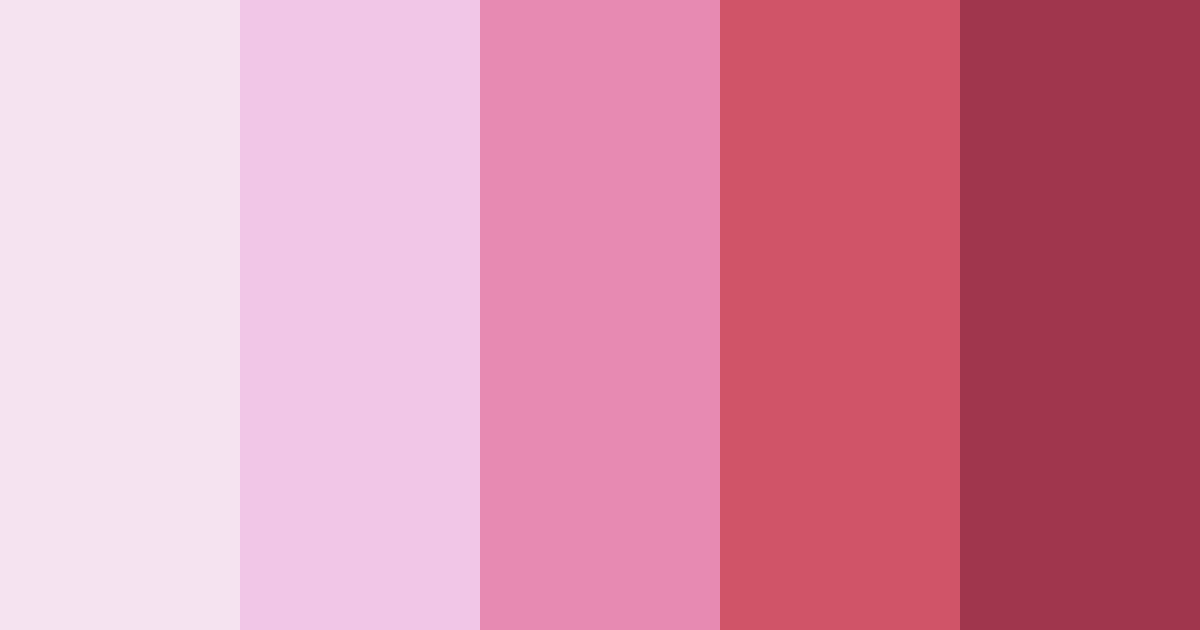 Download blossom boutique color palette PNG image (landscape)