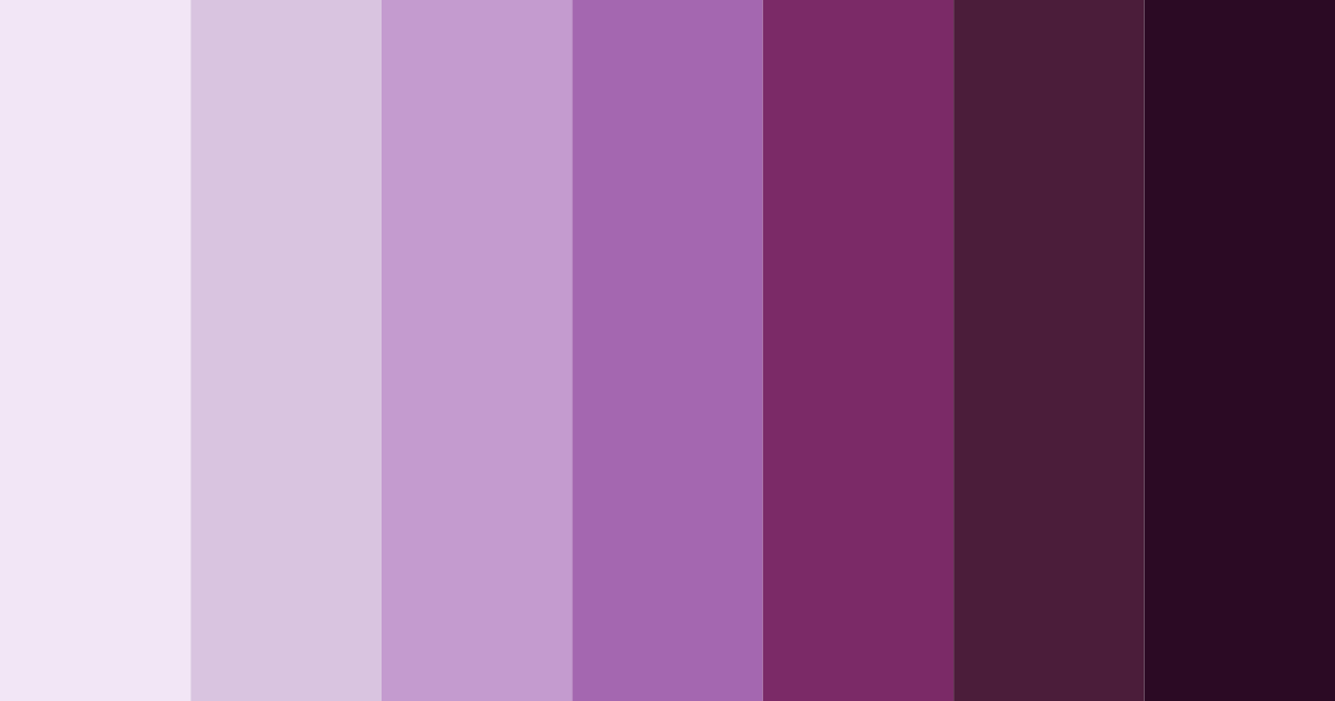 Download purple wedding color palette PNG image (landscape)