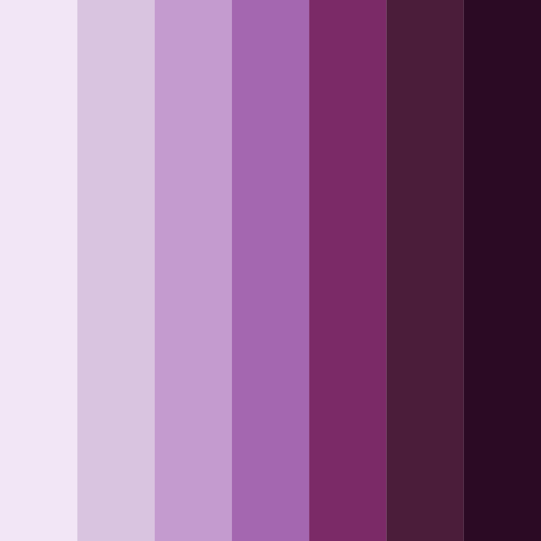 Download purple wedding color palette PNG image (square)