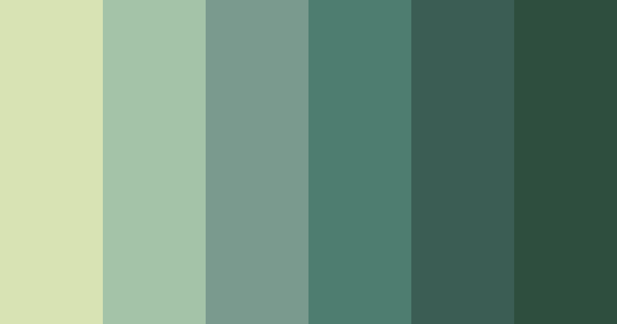 Download green earth color palette PNG image (landscape)
