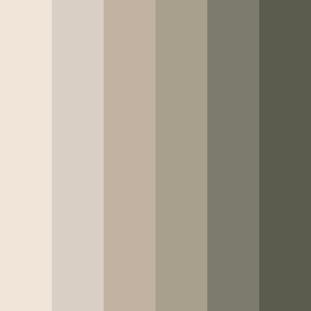 Download neutral pastels color palette PNG image (square)