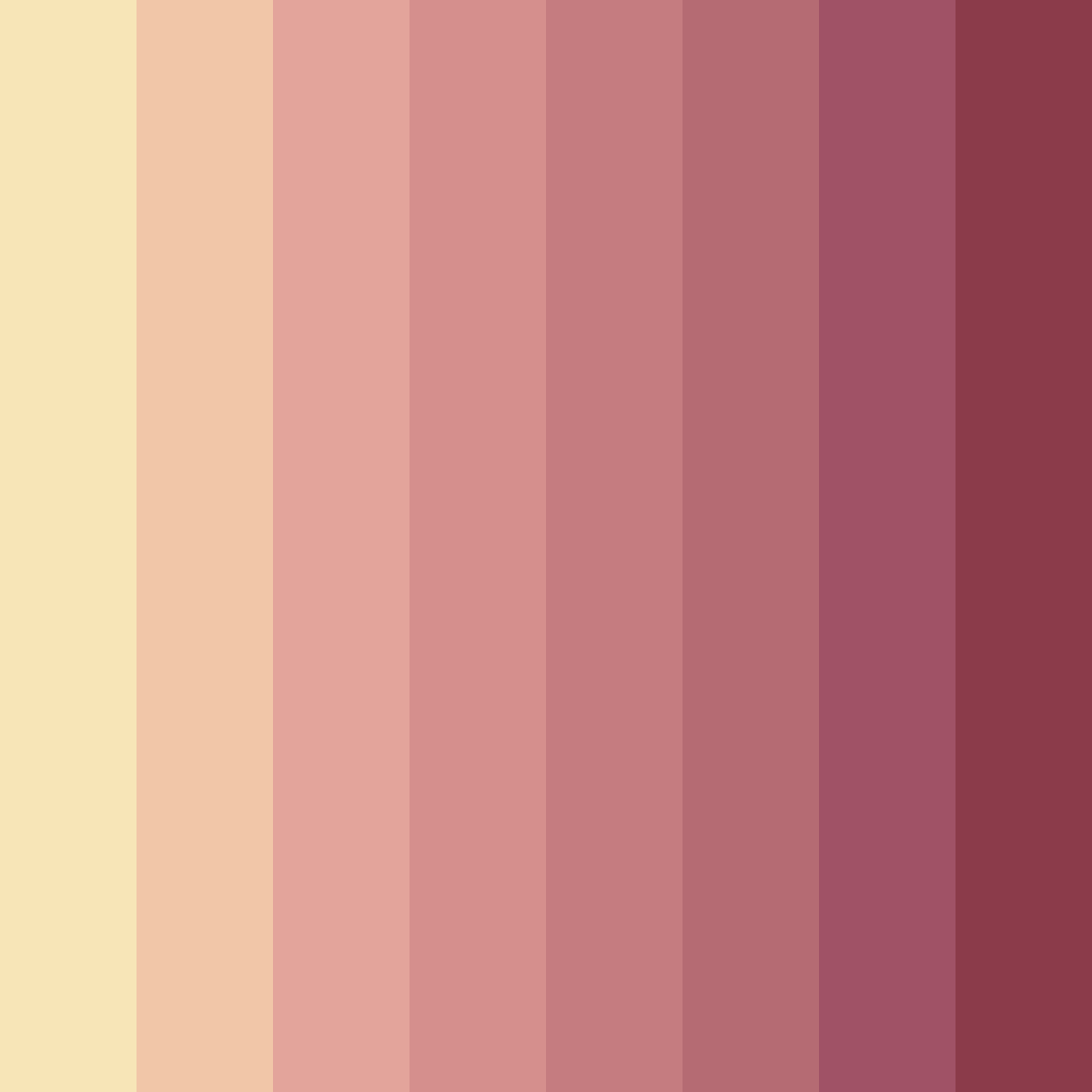Download desert rose harmony color palette PNG image (square)
