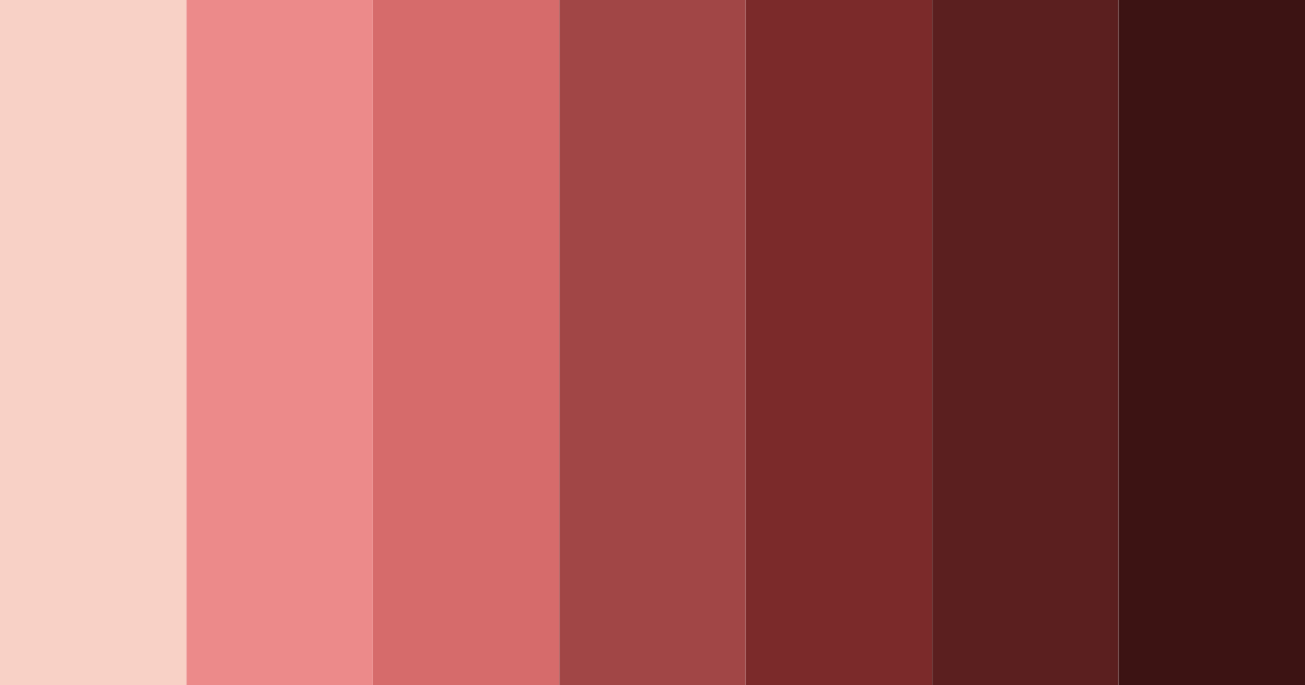 Download coffee red shades color palette PNG image (landscape)