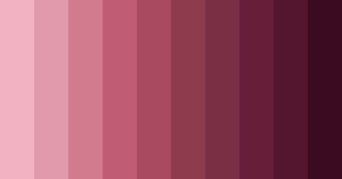 Download blushing crimson dream color palette PNG image (landscape)