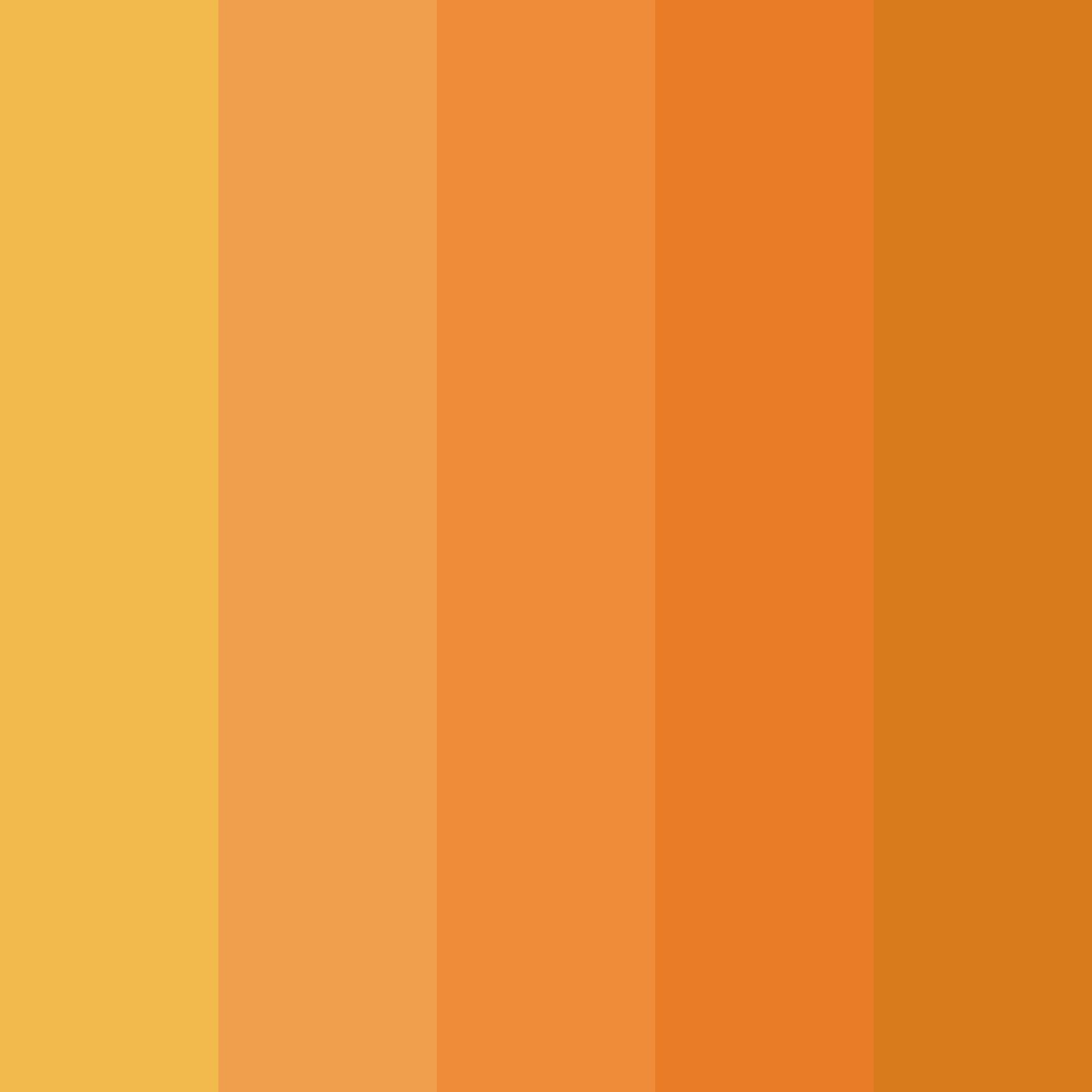 Download amber sunset color palette PNG image (square)