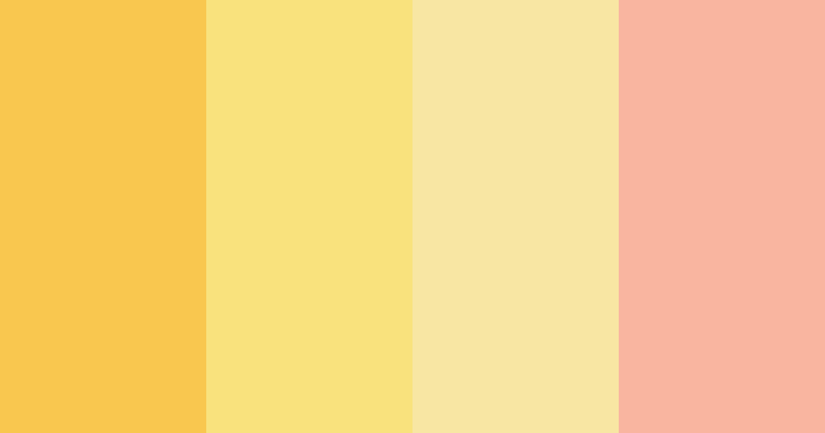 Download warm yellow color palette PNG image (landscape)