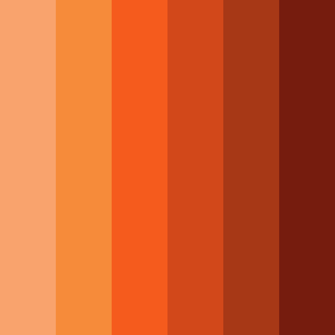 Download fiery red color palette PNG image (square)