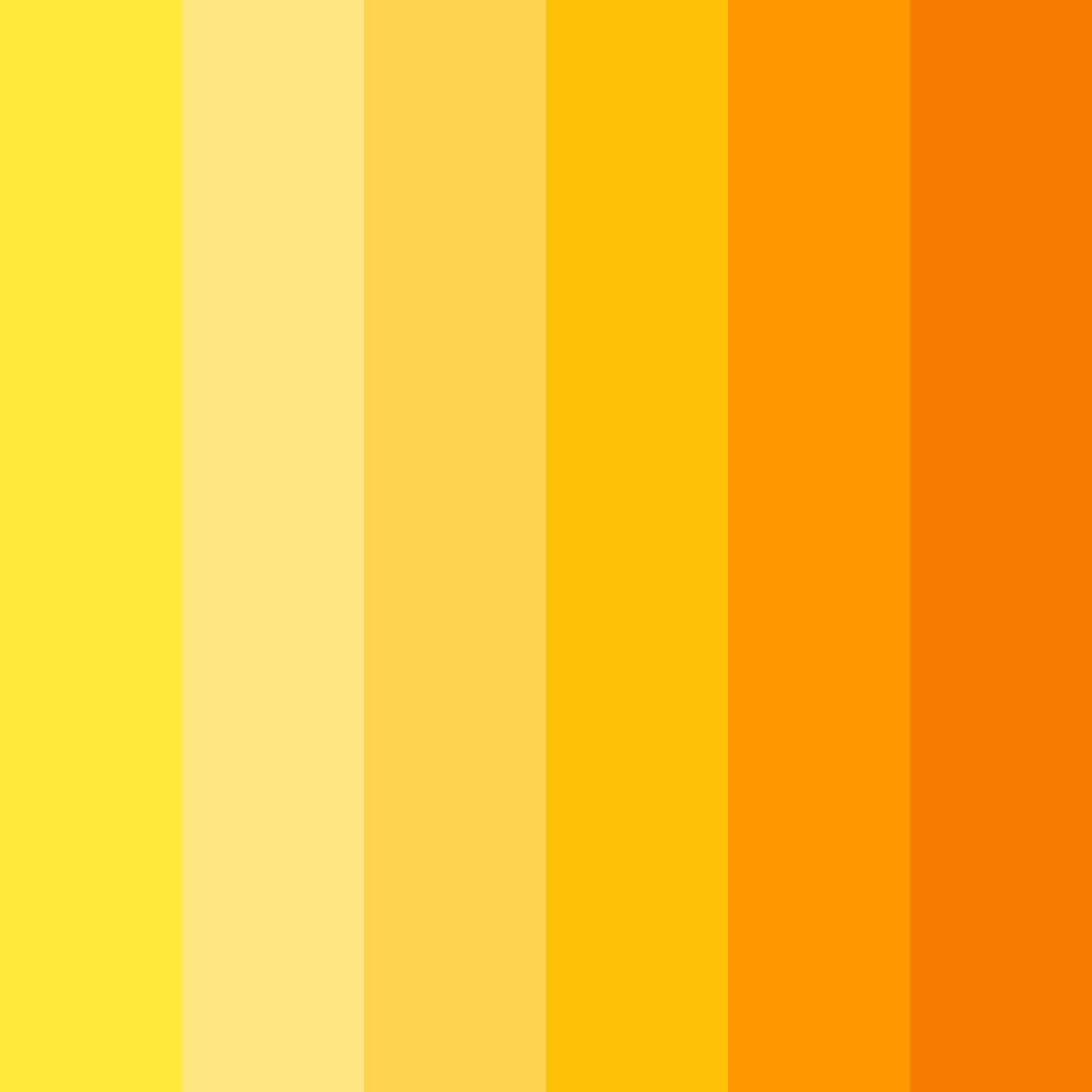 Download sunset citrus symphony color palette PNG image (square)