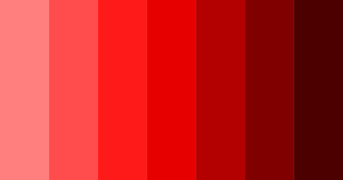 Download bright red color palette PNG image (landscape)