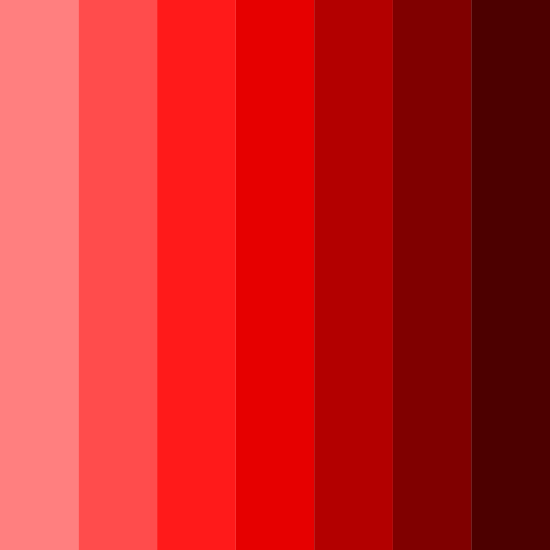 Download bright red color palette PNG image (square)