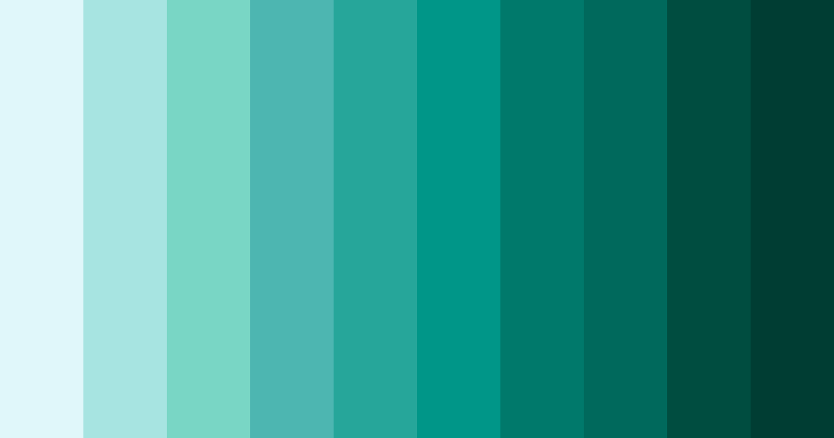 Download aurora serenity color palette PNG image (landscape)