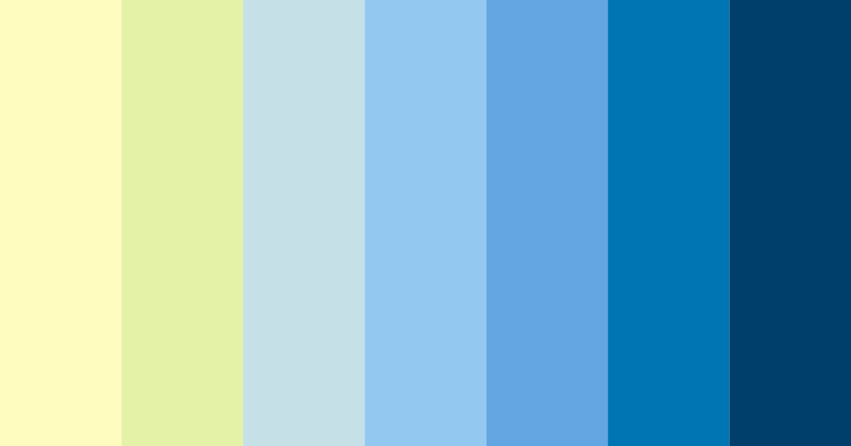 Download yellow blue color palette PNG image (landscape)