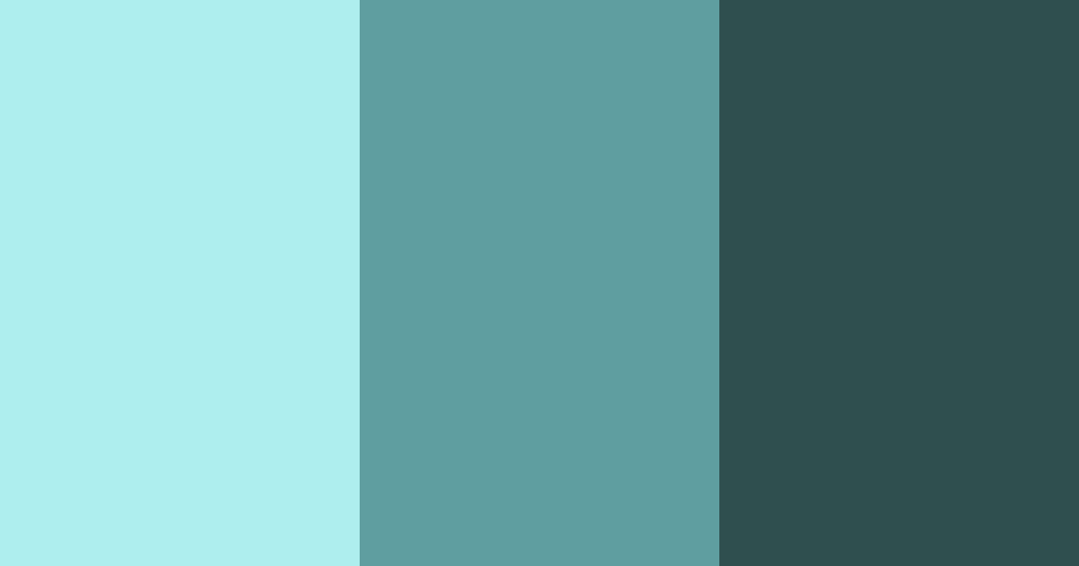 Download teal ocean color palette PNG image (landscape)