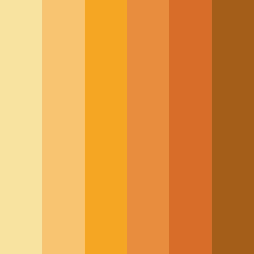 Download autumn harvest color palette PNG image (square)