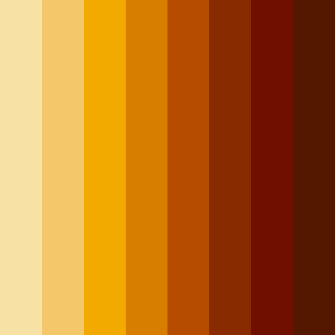 Download sunset red color palette PNG image (square)