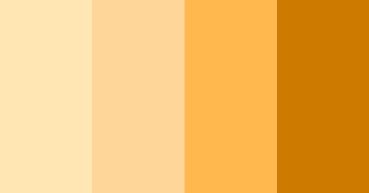 Download honeyed sunrise color palette PNG image (landscape)