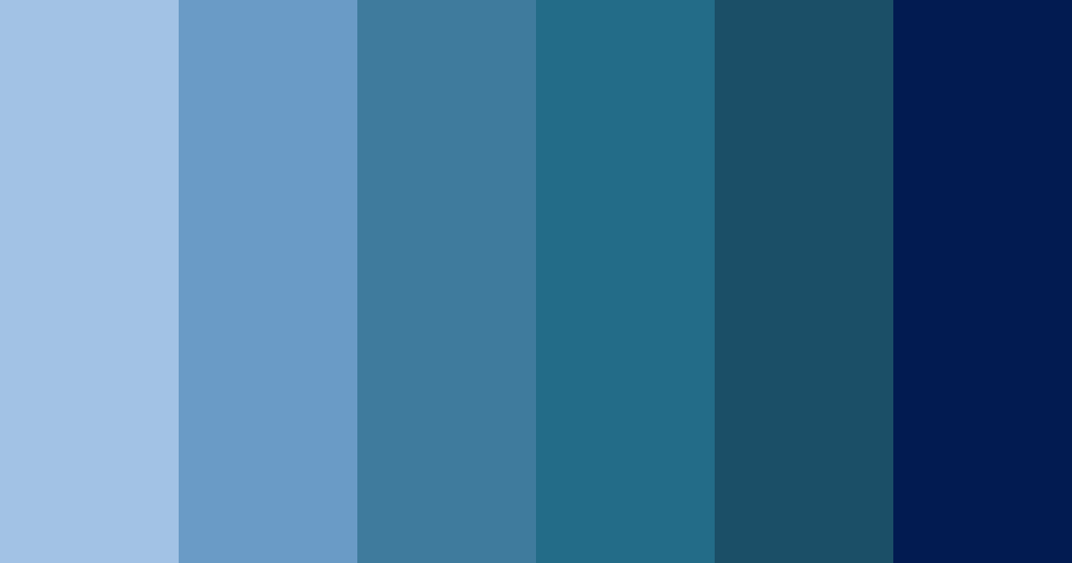 Download deep blue color palette PNG image (landscape)