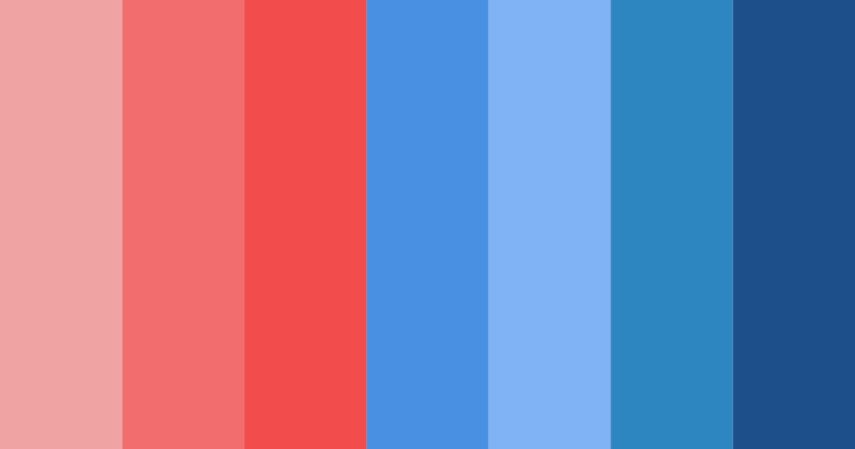 Download red blue harmony color palette PNG image (landscape)