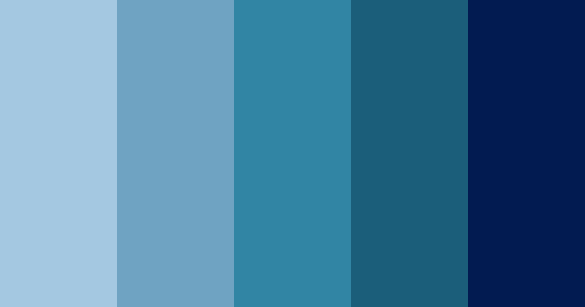 Download dark blue color palette PNG image (landscape)