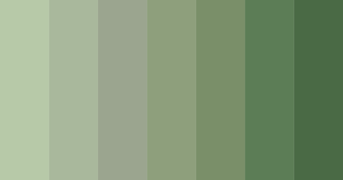 Download whispering woods color palette PNG image (landscape)