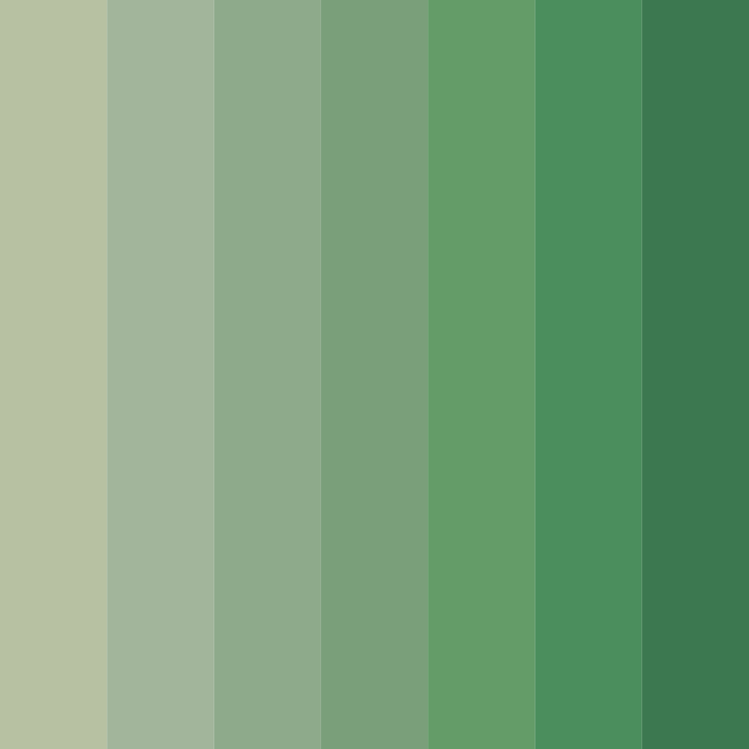 Download verdant whisper color palette PNG image (square)