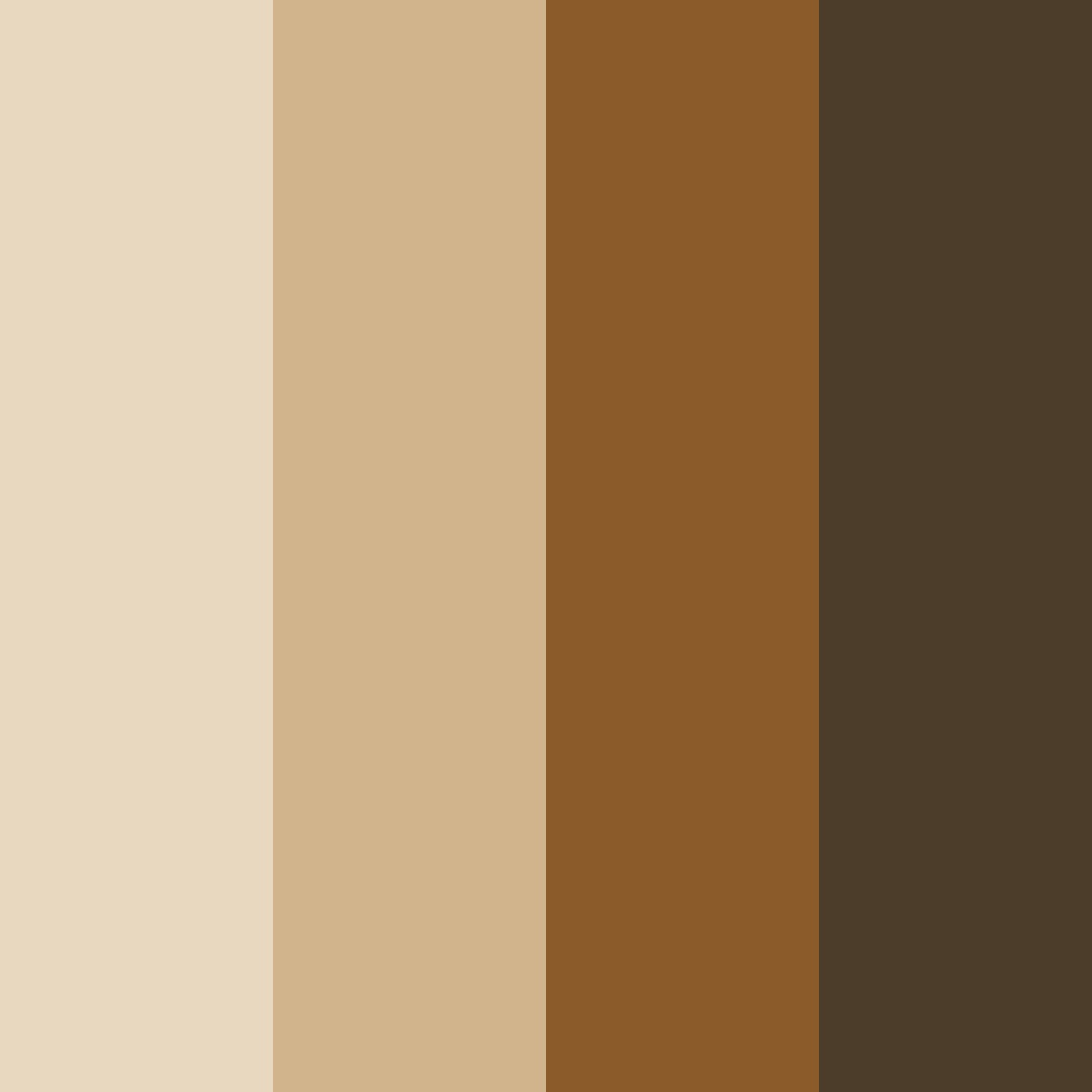 Download café serenade color palette PNG image (square)