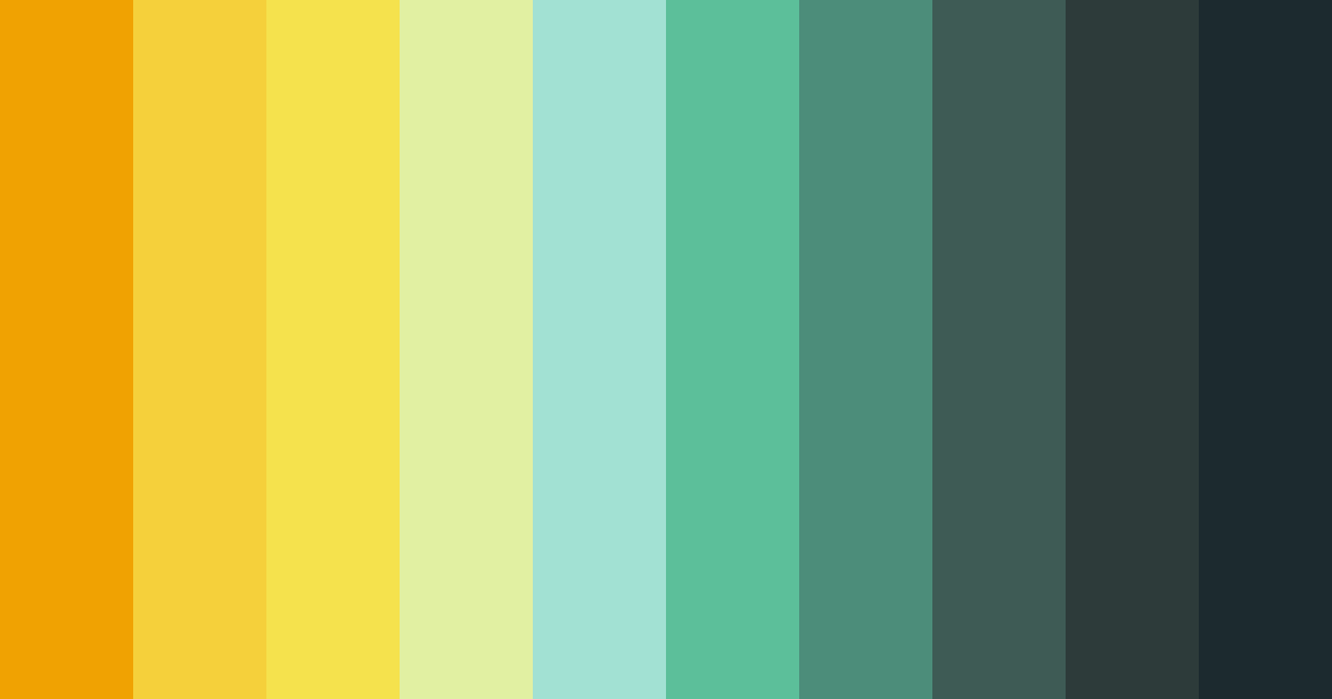 Download vibrant oasis color palette PNG image (landscape)