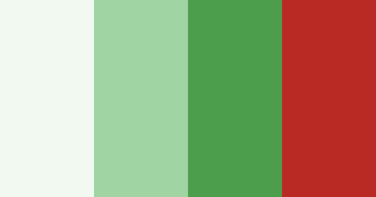 Download evergreen cheer color palette PNG image (landscape)