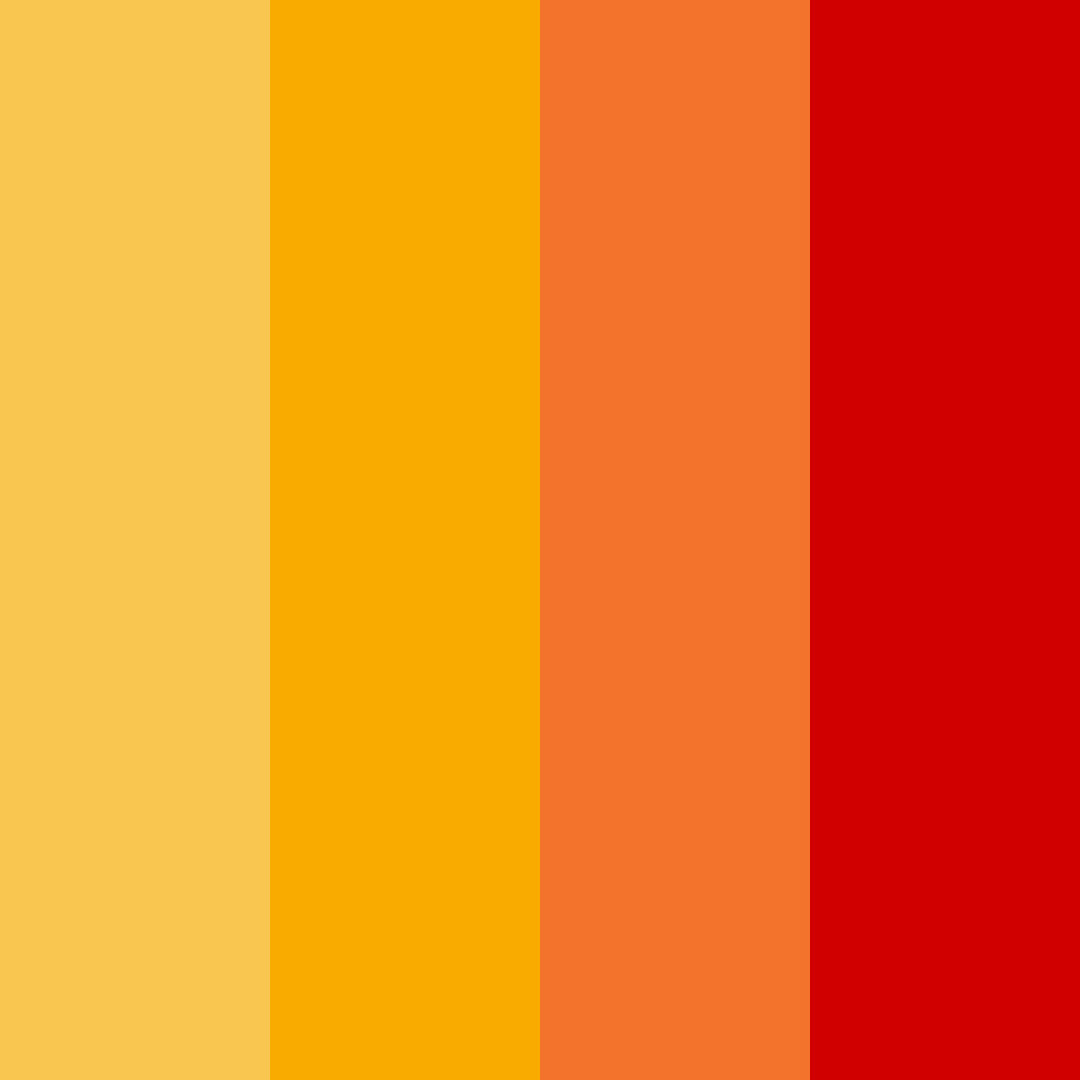 Download vibrant citrus burst color palette PNG image (square)