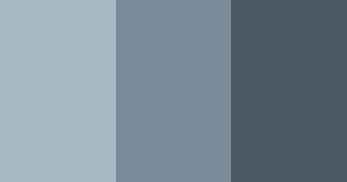Download misty steel color palette PNG image (landscape)