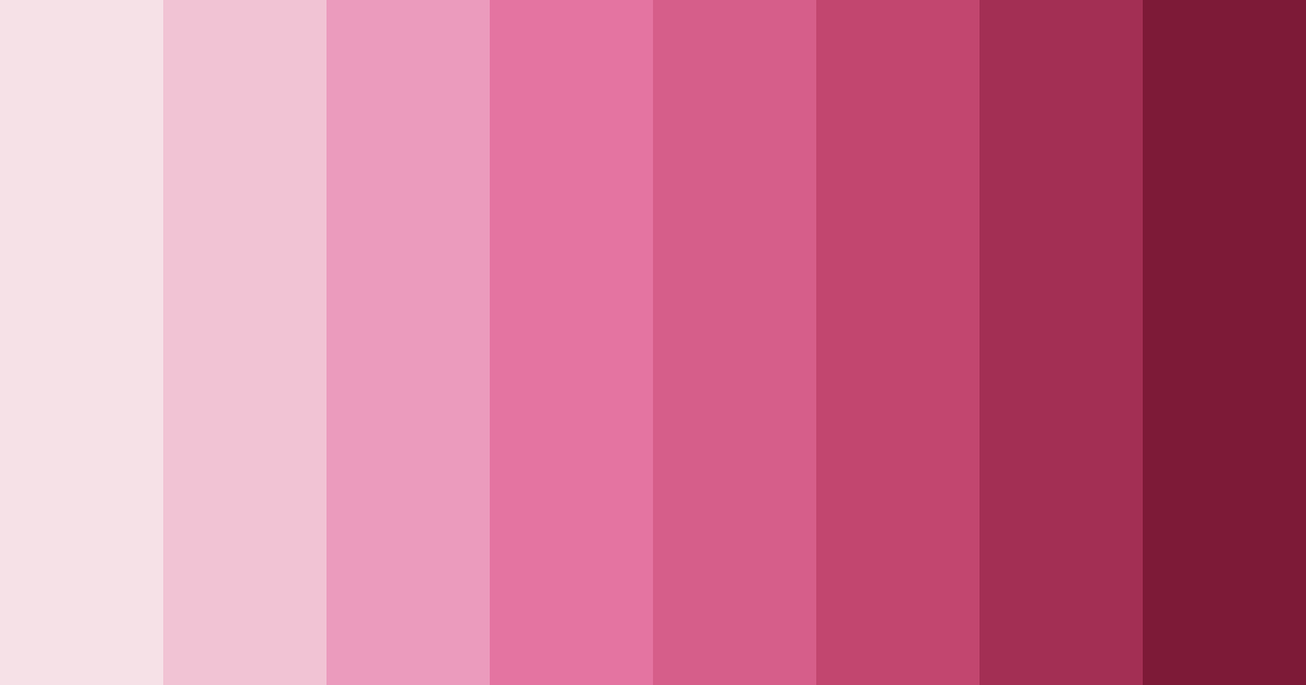 Download pink blossom color palette PNG image (landscape)