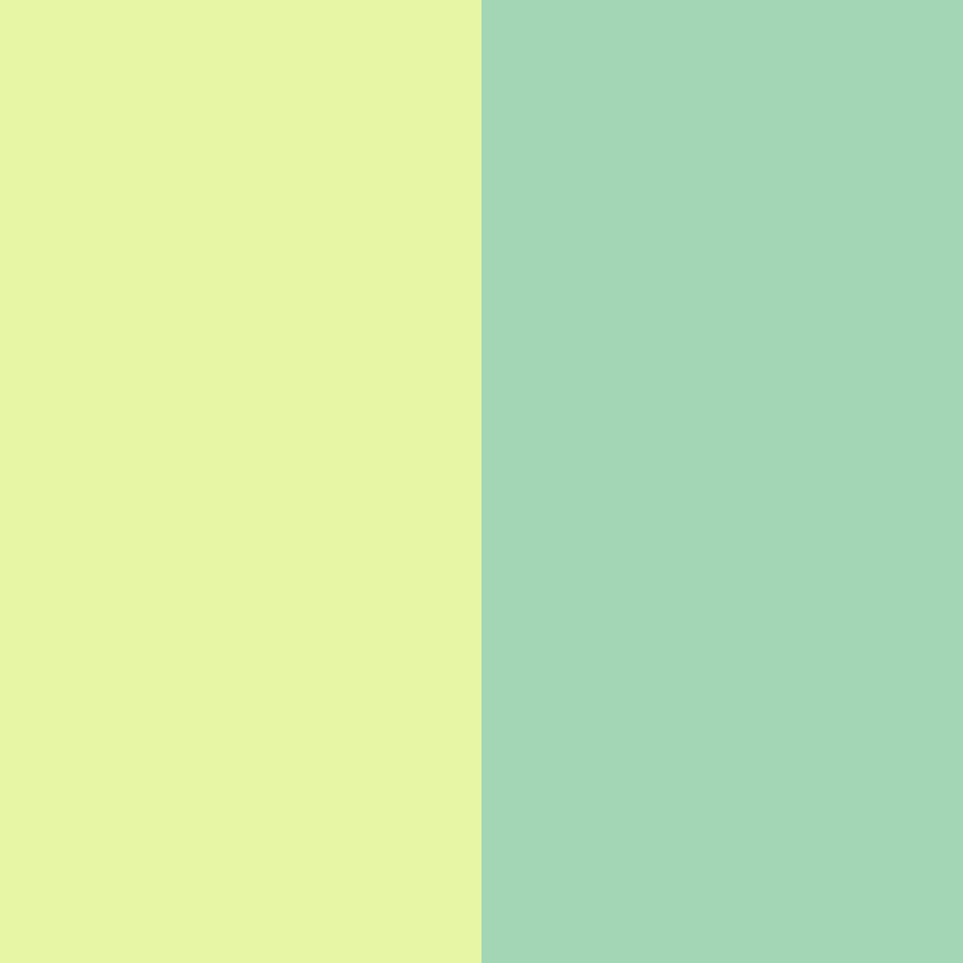 Download lemon mint color palette PNG image (square)