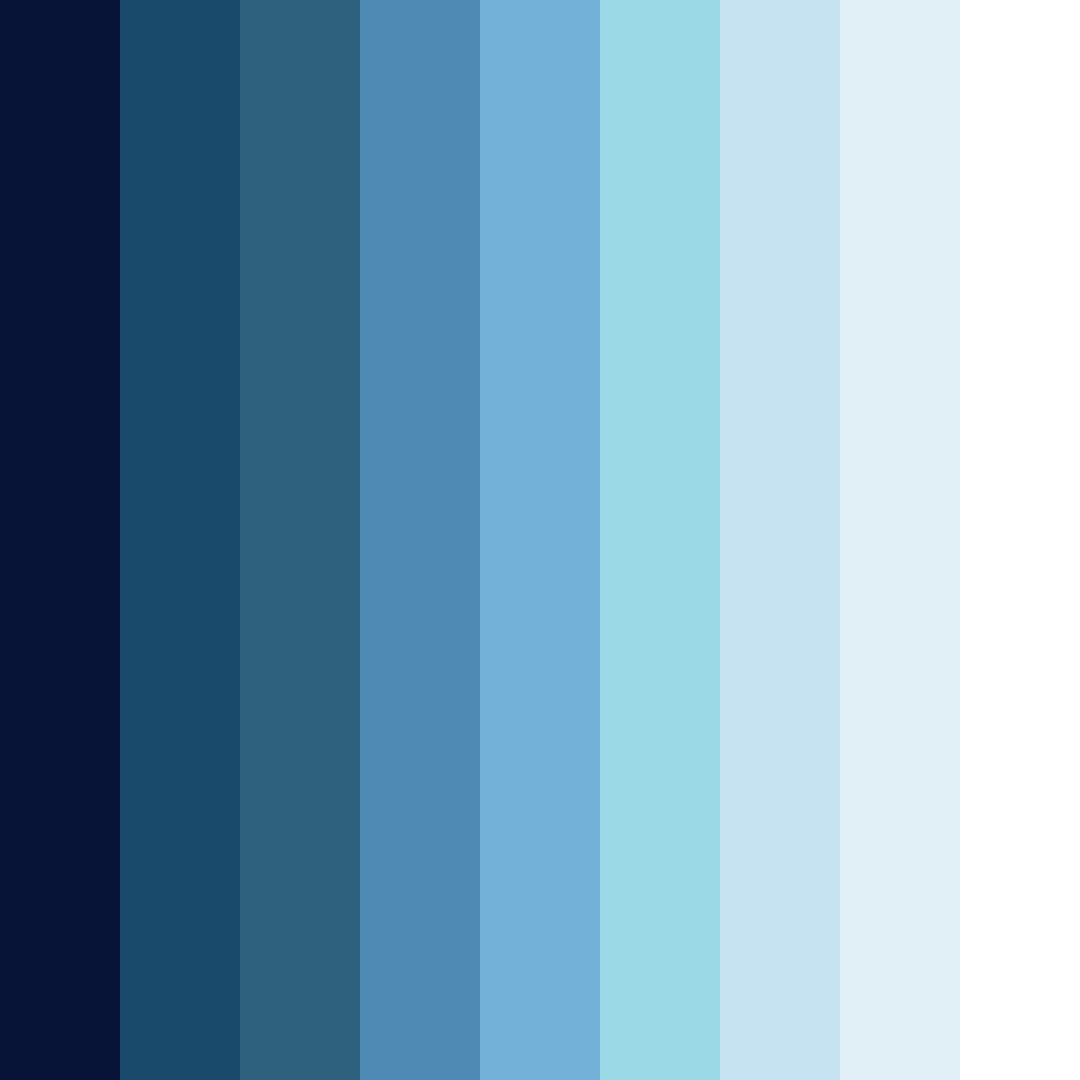 Download oceanic serenity color palette PNG image (square)