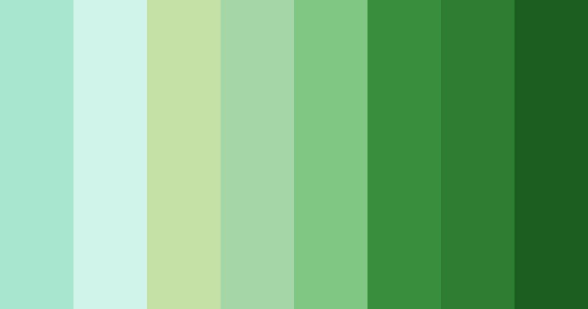 Download verdant harmony color palette PNG image (landscape)