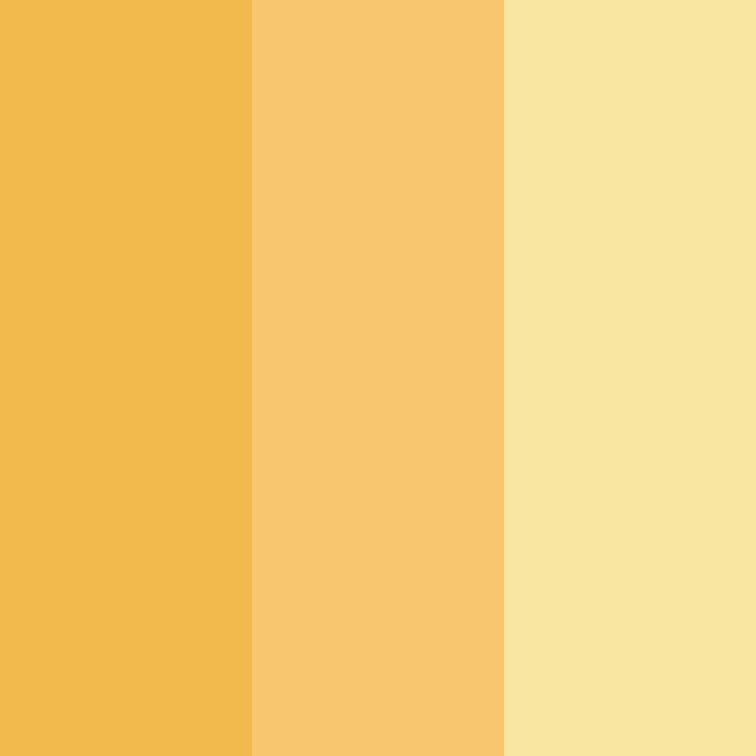 Download golden sunrise color palette PNG image (square)