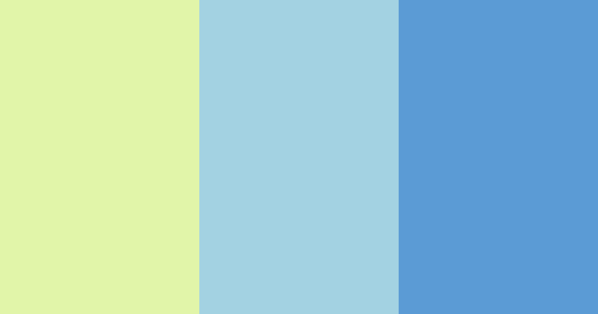 Download blue greenish yellow color palette PNG image (landscape)