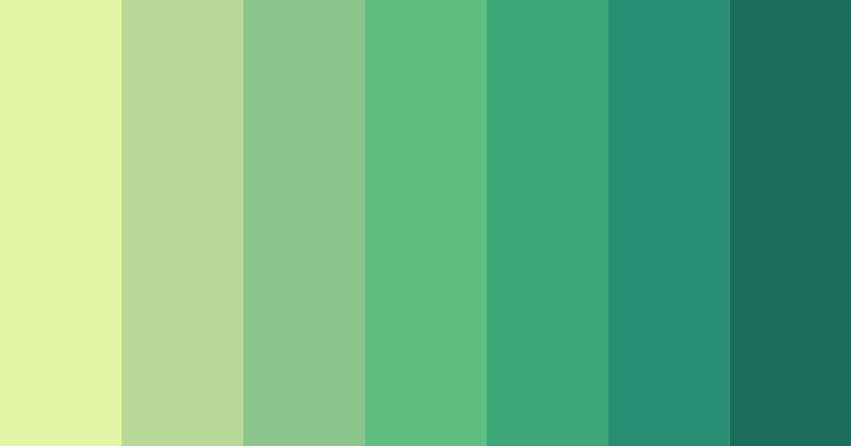 Download greenish blue dream color palette PNG image (landscape)