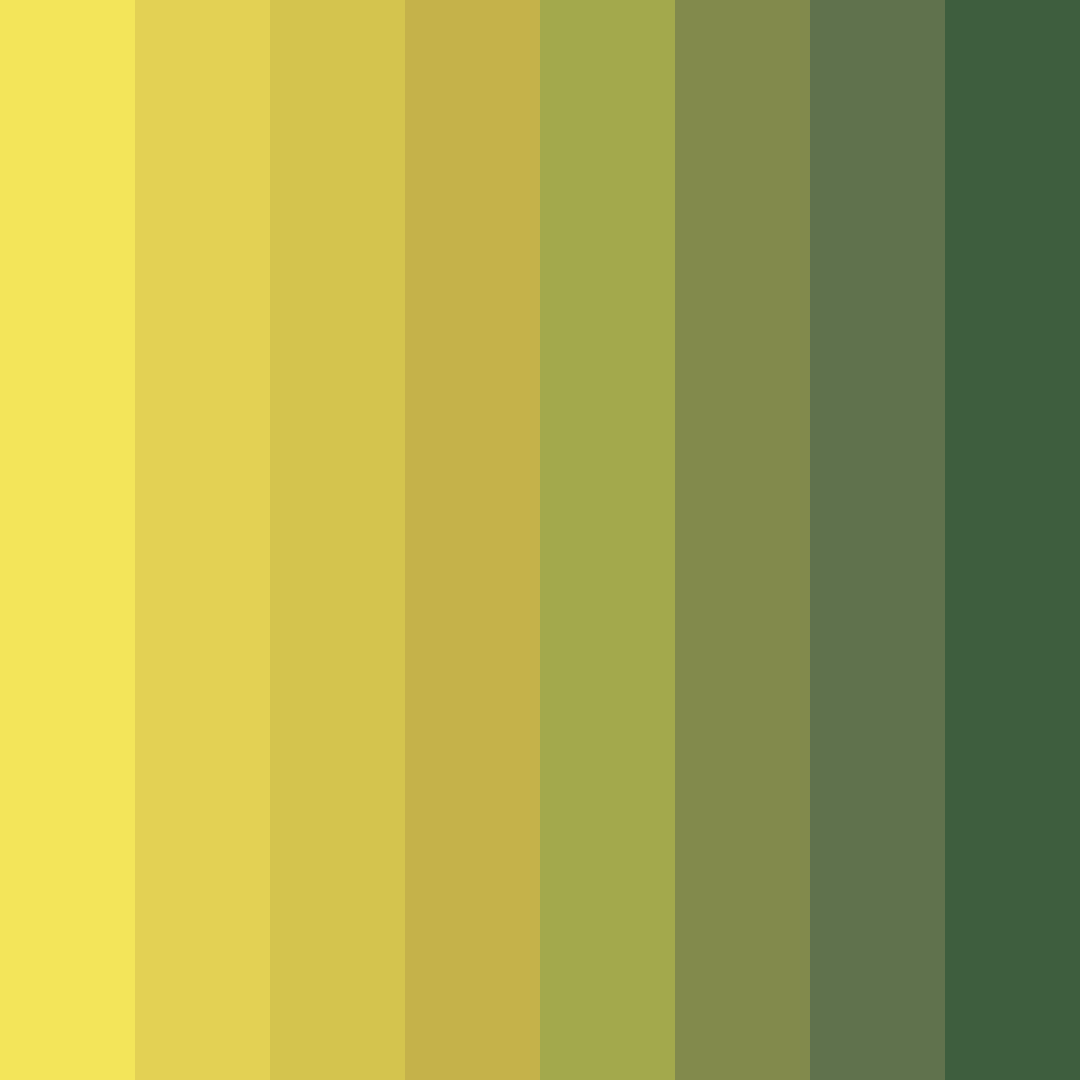 Download bluish yellow shades color palette PNG image (square)