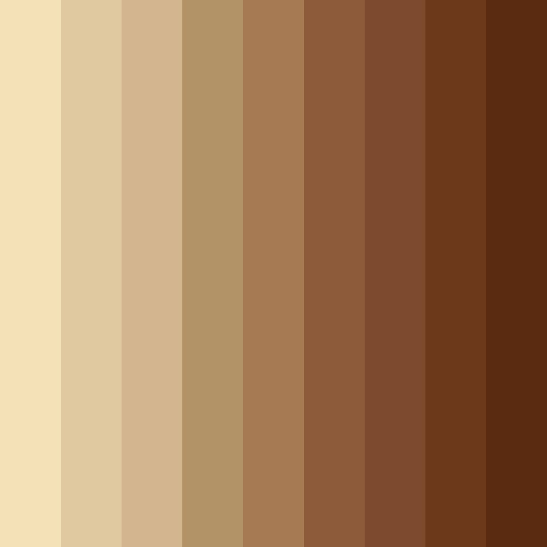 Download amber harvest color palette PNG image (square)