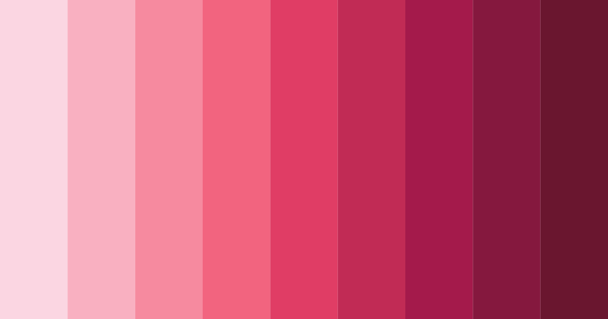 Download blushing rose garden color palette PNG image (landscape)