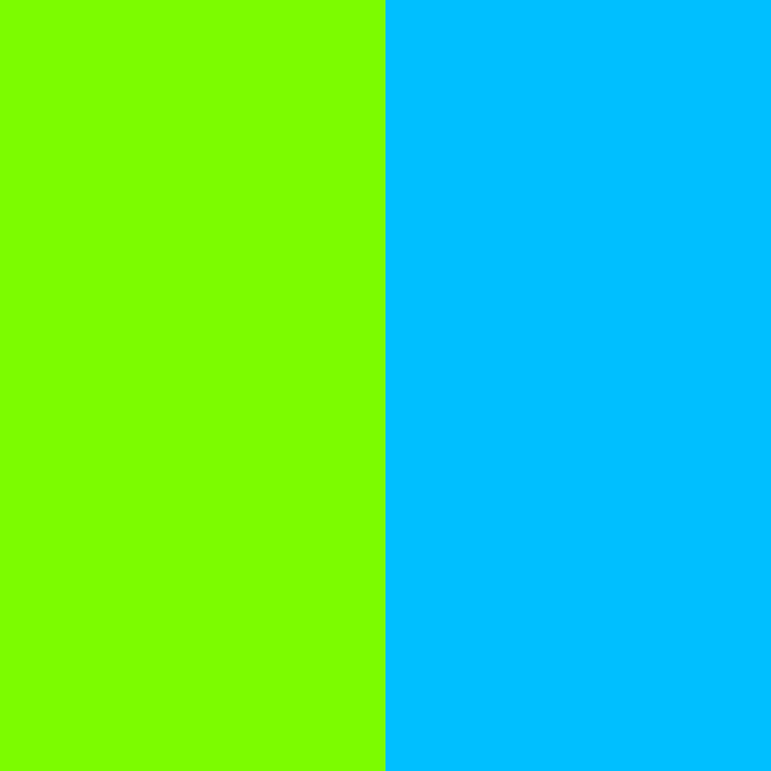 Download bright blue green color palette PNG image (square)