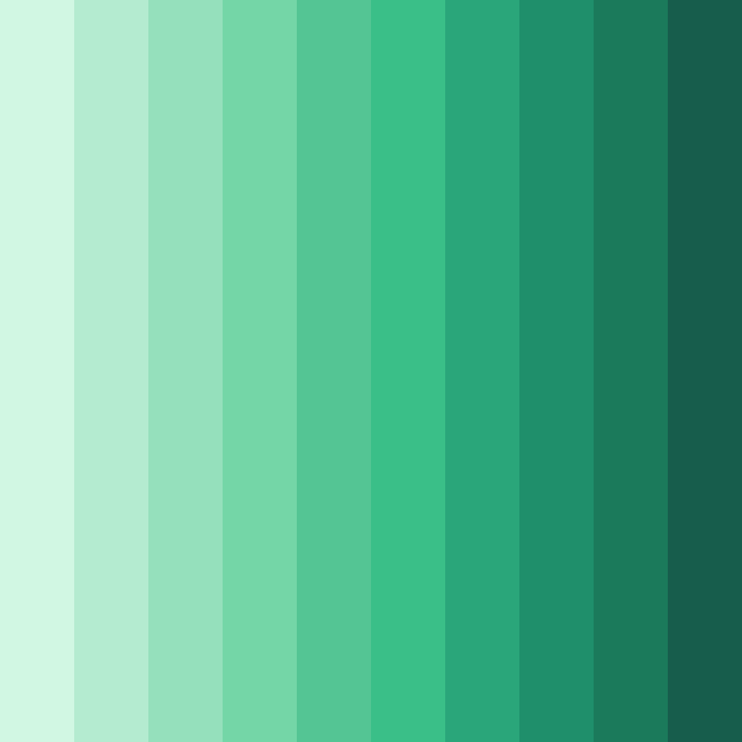 Download serene mint oasis color palette PNG image (square)