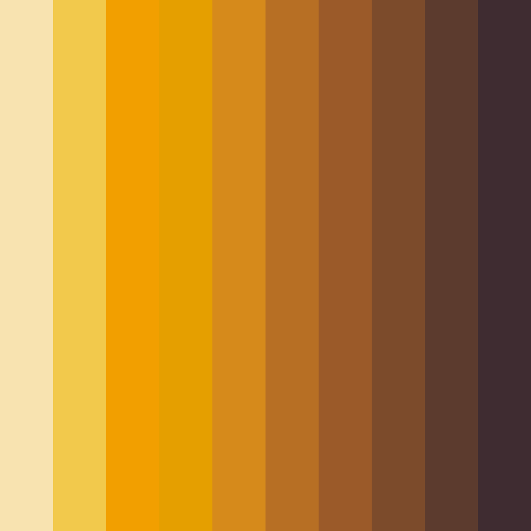 Download warm brown color palette PNG image (square)