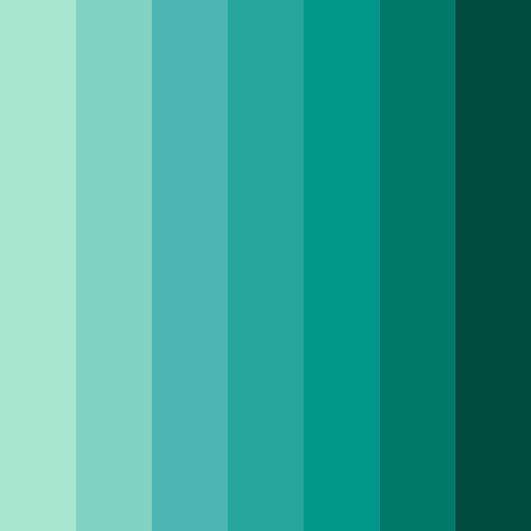 Download emerald whisper color palette PNG image (square)