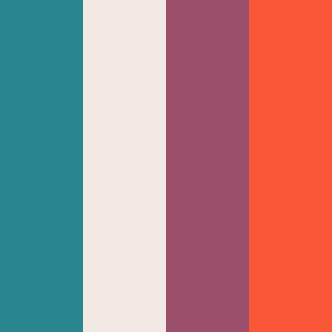 Download pastel sunset color palette PNG image (square)