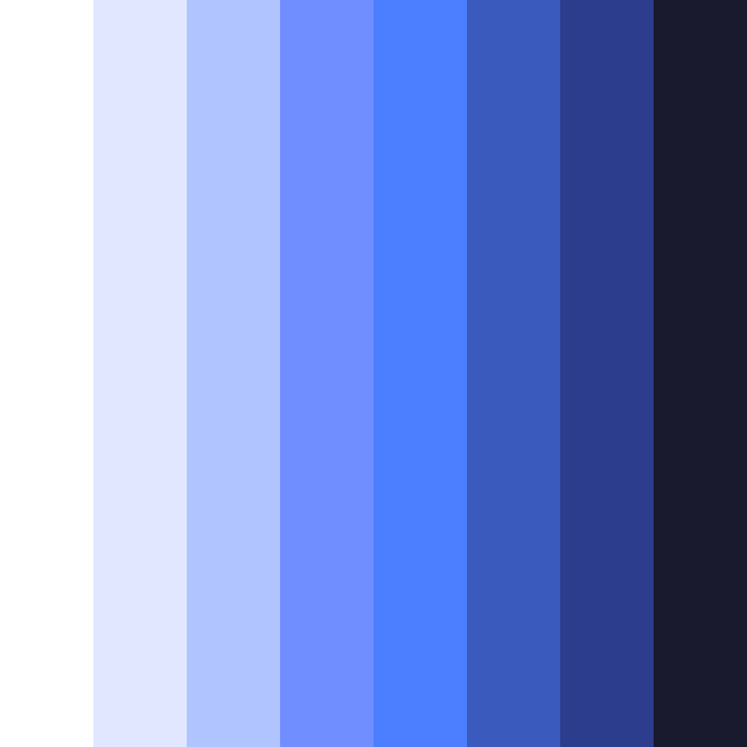 Download red blue white harmony color palette PNG image (square)