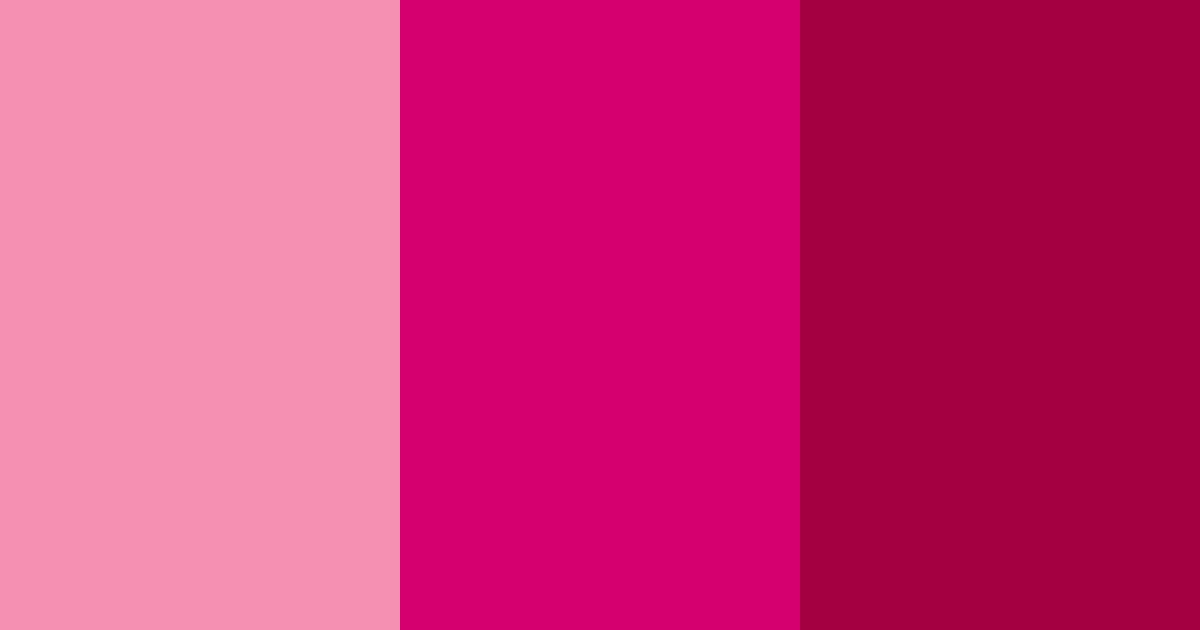 Download blooming fuchsia color palette PNG image (landscape)