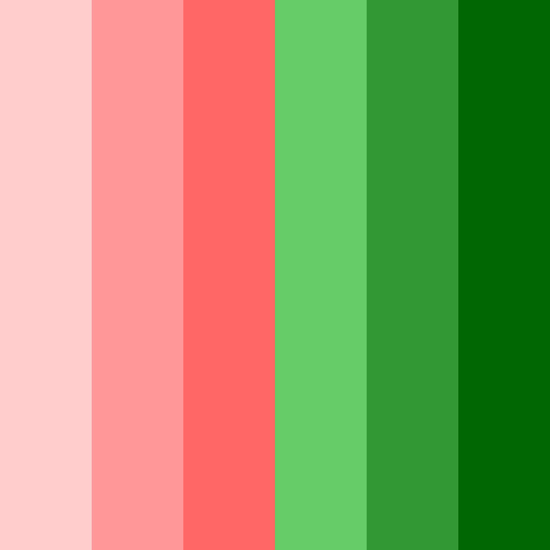 Download blossom and evergreen color palette PNG image (square)