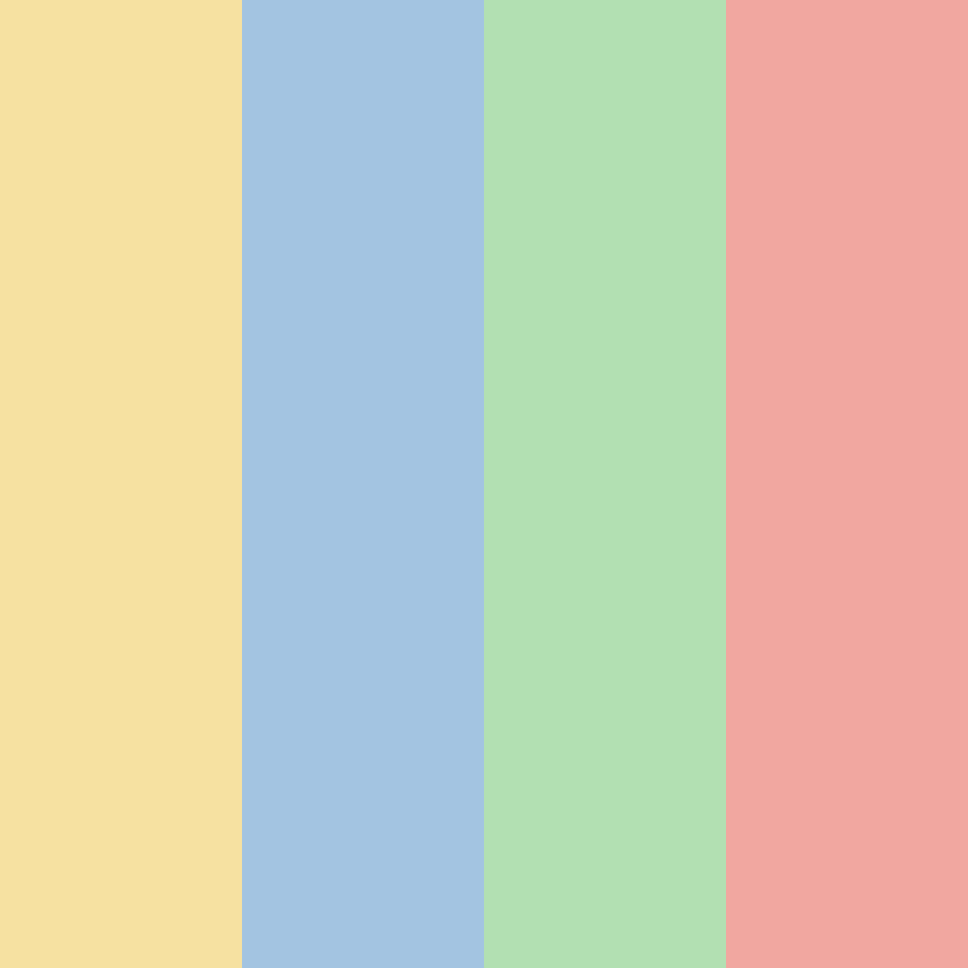 Download whispers of spring color palette PNG image (square)