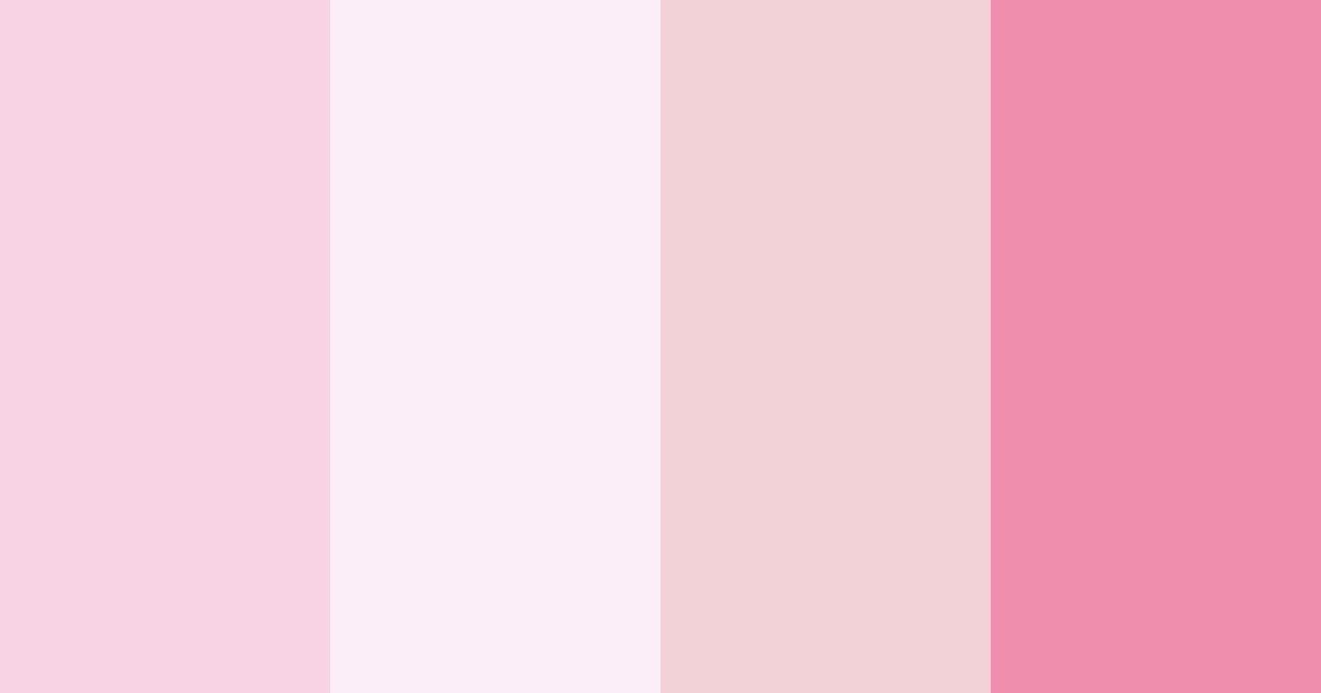 Download pink and white bliss color palette PNG image (landscape)